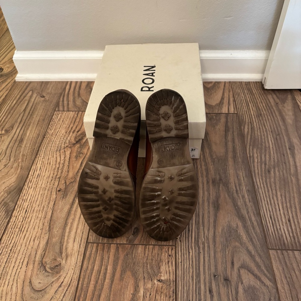Roan BED|STU Tan Leather Ankle Booties - Picture 5 of 8